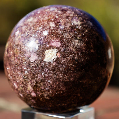 Lepidolite Sphere