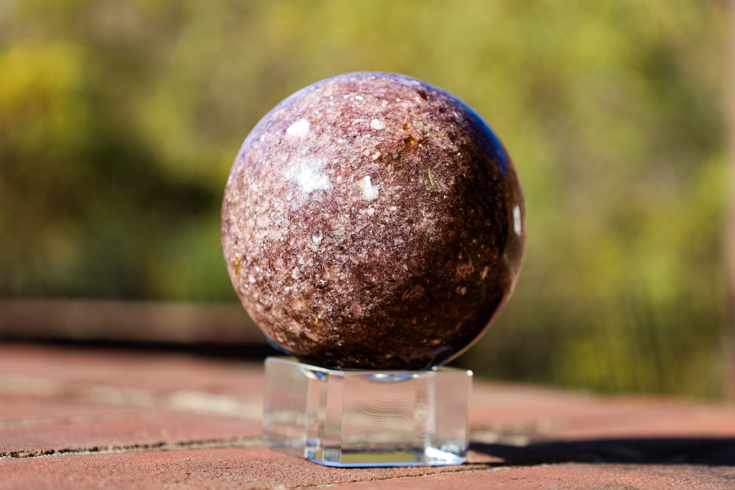 Lepidolite Sphere