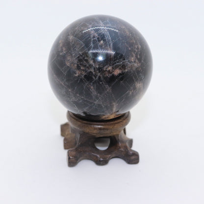 Black Moonstone Spheres